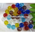 Perles en verre de couleurs mixtes de 8 mm, perles rondes